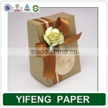 Light Pink Ribbon Wedding Favor Bridal Candy Gift Box Baby Shower Party Cut Out Pram Packing Box, Box for Gift photo-4