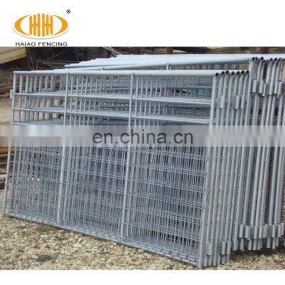 Manufacturer metal livestock fence panels horse rail fence