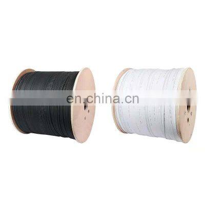 Outdoor Frp Strength Drop Cable De Optical Fiber Cable Roll Price List Flat GJXH 6 Core Ftth Fibra Optica 2 Core 4croe ISO9001