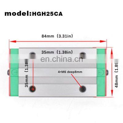 HGH25CA Wholesale High Cost Performance Linear Guide Bearing Linear Bearing Rails photo-2