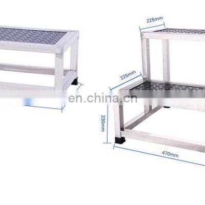 Factory Price Stainless Steel Single Double Triple Foot Step Stool for Operation Examination photo-2