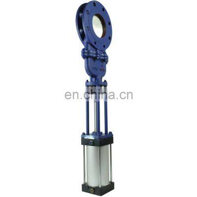 DKV High Pressure Kennedy Iron Pneumatic Knife Gate Valve photo-5