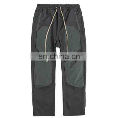 2022 Summer Wholesale work pants plus size sport thick fleece joggers for men