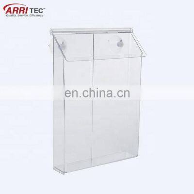 Outdoor Brochure Holder Car Mount Acrylic Brochure Box With Suction Cups photo-5