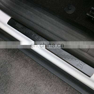 Lantsun Aluminum Alloy R008 for Jeep Renegade Door Sill Guard Black, Red, Gold, Blue, Silver Color for Option photo-5