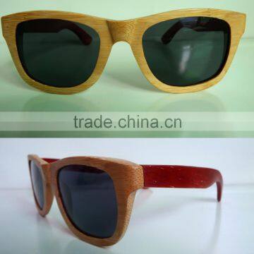 2015 Good Quality Fashion Wholesale Handmade Wooden Sunglasses
