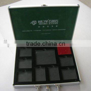 Stone Sample Display Box Aluminum Artificial Stone Sample Box With ABS Shell and Plywood photo-2