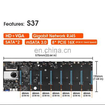 S37 Motherboard for CPU Set 8 Video Card Slot for DDR3 Memory Integrated VGA Interface Low Power photo-4