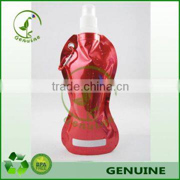 promotional aluminum reusable foldable water bottle