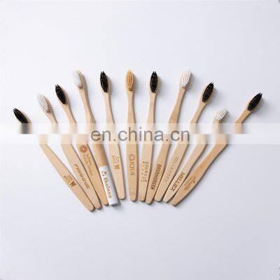 New Products Eco Friendly Round Handle Bamboo Toothbrush Manufacturer photo-5