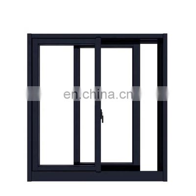 Home Security Hurricane Impact Proof House Double Glazed aluminium Frame Sliding Window