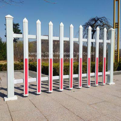PVC Guardrail Fence Terrace Guardrail Outdoor Flower Pond Fence Courtyard Fence Small Fence Green Belt Garden Railing photo-2