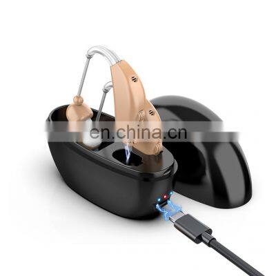 Latest Sale Buy Cheap Price Analog Ear Amplifier Deaf Earphone Rechargeable Deaf-Aid For Seniors High Quality Hearing Aids