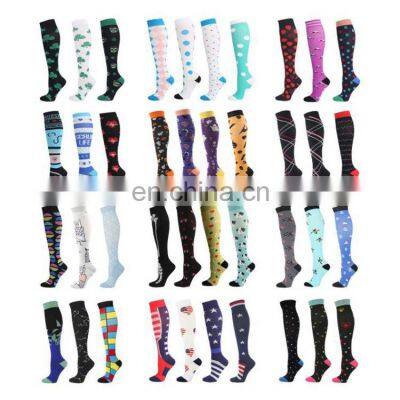 Knee High 20-30mmhg Men Women Foot Sleeve Sport Copper Compression Socks