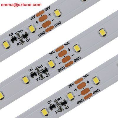 High Brightness DC36V SMD2835 Flex LED Strip 64leds 30m per reel warm white white high lumen Flex LED Strip