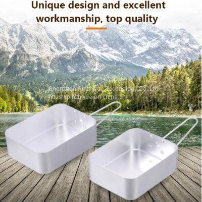 China Supplier 2 Sets Aluminum Lunch Box Aluminum Mess Tin for Sale photo-5