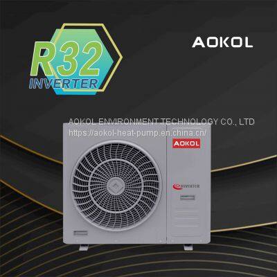 Monobloc A+++ EU High COP air to water heat pump EVI Full DC Inverter cooling heating DHW heat pump