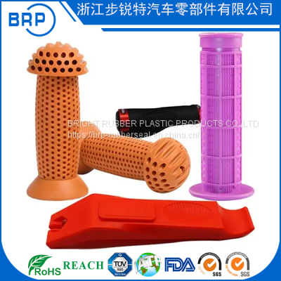 ISO9001 IATF 16949:2016 Certified Anti Slip Silicone Rubber Handle Grips photo-4