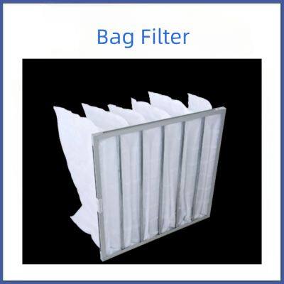 Aluminum frame galvanized frame bag filter