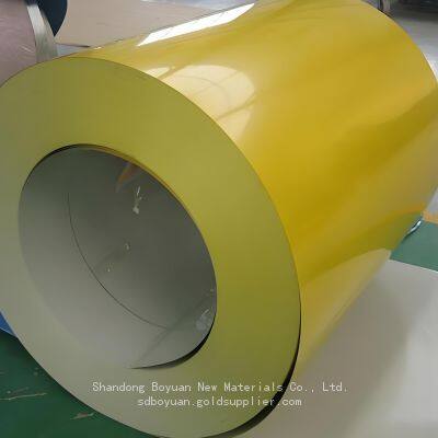 -- Boyuan specializes in producing high-quality yellow paint film fluorocarbon color coated steel coils and strips - exported to the United Arab Emirates