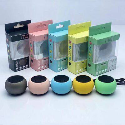 Portable Rubber Finished Colorful Mini Stereo TWS Bluetooth Speaker photo-4