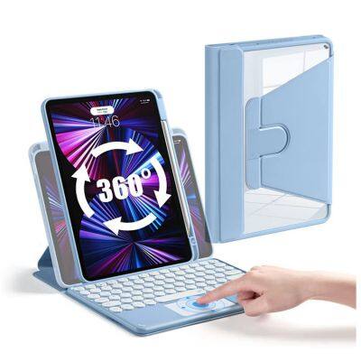 For IPad Air 5 4 10.9 Inch Laptop Protect Cover with Wireless Touchpad 2 in 1 Keyboard Case