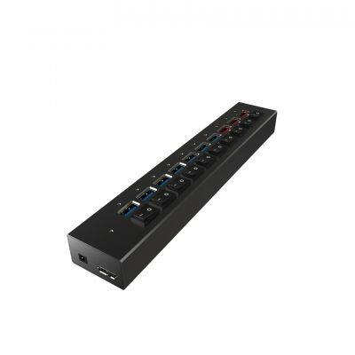 10Ports Data USB 3.0 HUB And 3 Port Fast Charger With 12V4A 7 Ports USB 3.0 Hub photo-3