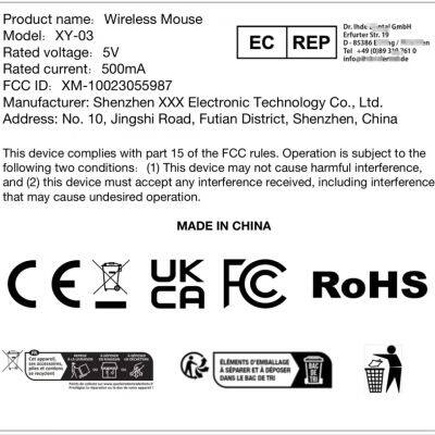 Labeling requirements for electrical and electronic products