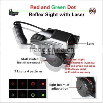 New Product Red and Green Dot Reflex Sight With Laser HDR33B photo-2