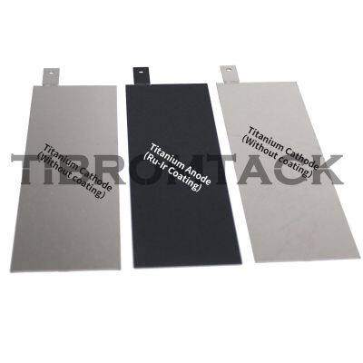 [3-Pack] 150x50mm MMO Titanium Anode With Ru-Ir Coating & 2 Titanium Cathode Plates photo-5
