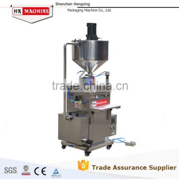 Filling Machine For Hard Cream With Heating And Mixing