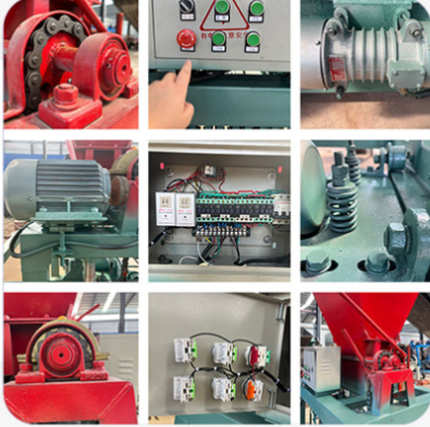 Rotziegelherstellungsmaschine. Die besten Ziegel für den Hausbau in Indien. Betonziegelherstellungsmaschine. Verzahnte Ziegelmaschine photo-2