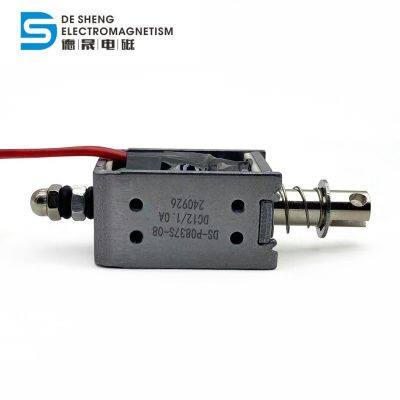 Dc 12v Electric Solenoid Return Push Pull Linear Electromagnet Long Stroke Push-pull Type Solenoid photo-1