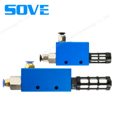 Серия пневматических манипуляторов SOVE EV10/15/20/25/30HS. Генератор вакуума с большим усилием всасывания и расходом воздуха, разрежением. Сосущий диск. Генератор разрежения.