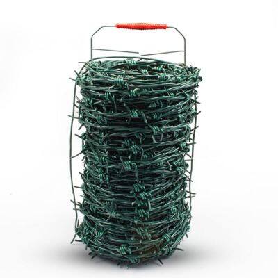 En vente chaude : prix du fil à barbelés galvanisé de 10 à 50 kg, fil à barbelés double brin