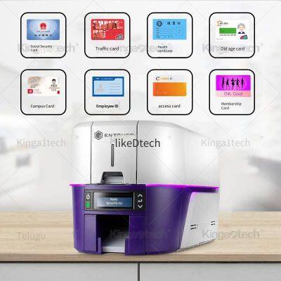 Entrust Singma Ds2 Desktop Printer, Reward Points Exchange Cards, Campus Cards, Batch Card Making photo-2