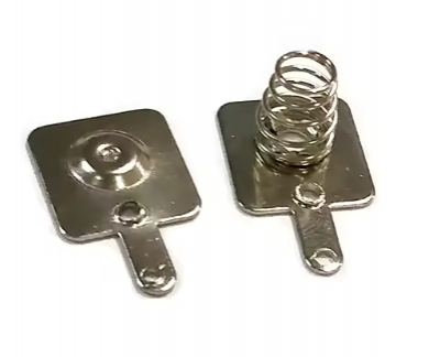 OEM Customized Metal Stainless Steel Electrical Remote Control Battery Holder Spring AA Contacts Spring photo-3