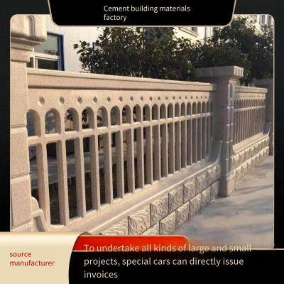 Customized Cement Hollow Prefabricated Enclosure Wall for Factory Areas, Gold Grid Guardrails, Self-built Villa Fences, and Prefabricated Artistic Railings photo-3