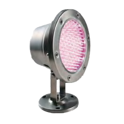 Luz submarina WD-S075 | difusor de vidrio templado | acero inoxidable | módulo LED | IP68