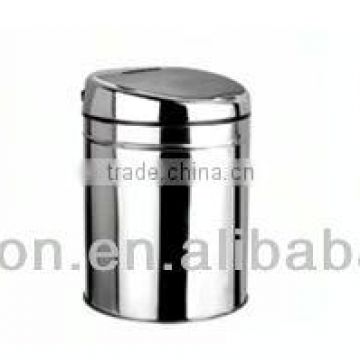 5L foot pedal ash-bin household stainless steel trash bins with painting