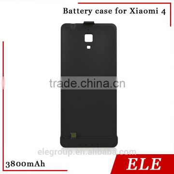 High quality 3800mah external battery case for xiaomi 4,backup battery case,battery charger case in alibaba hot sell