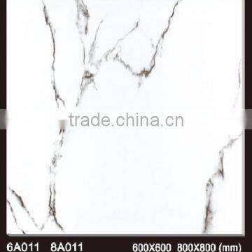 24x24 Foshan snow white tile for interior house