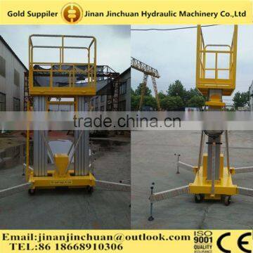 Aluminum Work Platform Mast Lifter Personal Lift for Single person with CE and ISO Certificate