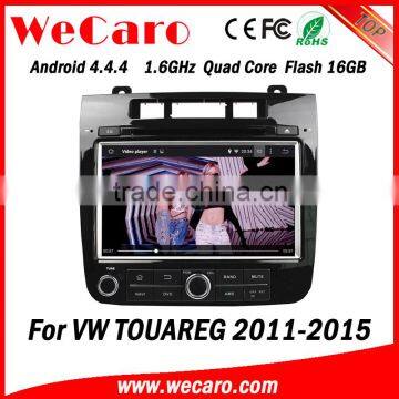 Wecaro WC-VT8009 Android 4.4.4 car dvd player touch screen for vw touareg android navigation WIFI 3G mirror link 2011-2015