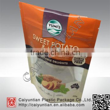 custom stand up sweet potato powder bags