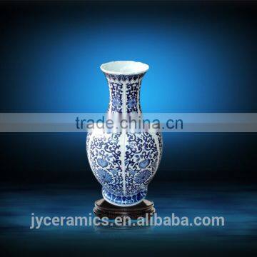 Hand painted Antique Porcelain Vase Classical Blue and White Ceramic Flower Vase pot