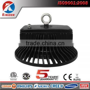 Indoor Soccer Arena Lighting ETL CE FCC IP65 Ni Chia 200w 150w 120W 100w UFO Led High Bay Light photo-3