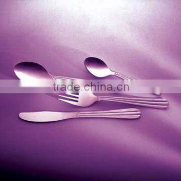 STAINLESS STEEL CUTLERY RAINBOW DESIGN