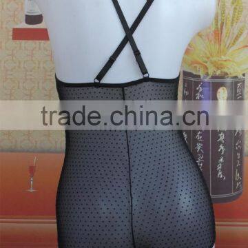 Fashion Hot Black Sexy Mature Women Transparent Lingerie Nigntwear photo-3