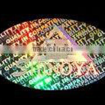 hologram sticker